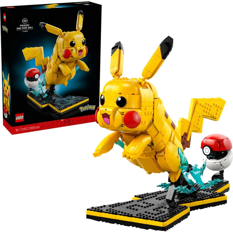 1 LEGO Pokemon Pikachu and Poke Ball για 18+ Ετών 2050τμχ 72152 - Image 1