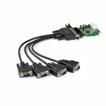 StarTech Κάρτα PCIe σε 4 θύρες RS232 DB9 Serial PEX4S953LP - Image 2