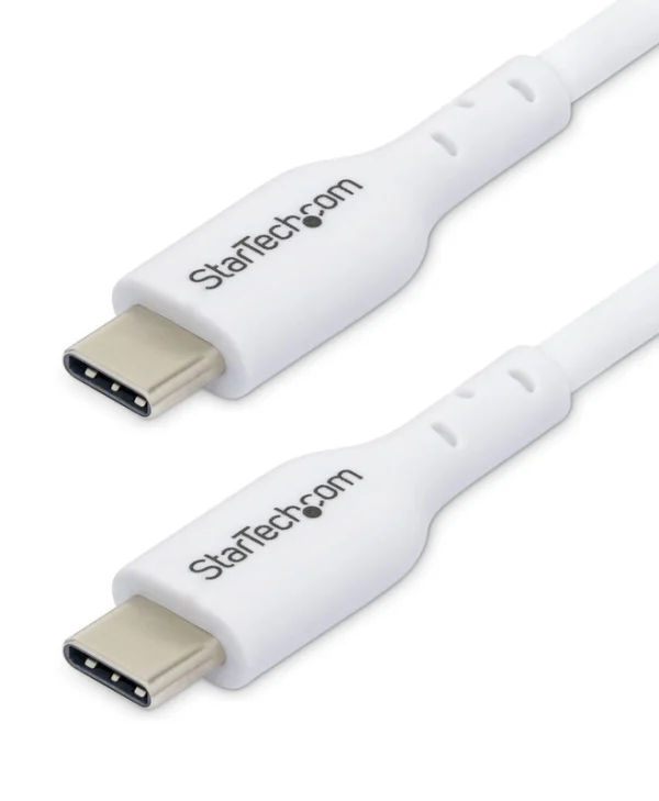 StarTech USB 2.0 Cable USB-C male - USB-C 60W PD Λευκό 2m USB2CC2MNCWHE
