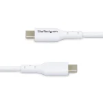 StarTech USB 2.0 Cable USB-C male - USB-C 60W PD Λευκό 2m USB2CC2MNCWHE - Image 2