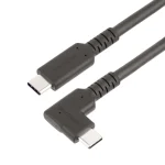 StarTech Angle (90°) USB 3.2 Video Cable USB-C male - USB-C 100W PD Μαύρο 2m RUSB315CC2MBR