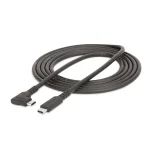 StarTech Angle (90°) USB 3.2 Video Cable USB-C male - USB-C 100W PD Μαύρο 2m RUSB315CC2MBR - Image 2