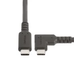StarTech Angle (90°) USB 3.2 Video Cable USB-C male - USB-C 100W PD Μαύρο 2m RUSB315CC2MBR - Image 8