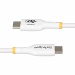 StarTech USB 2.0 Cable USB-C male - USB-C 240W PD Λευκό 2m USB2EPR2MW - Image 3
