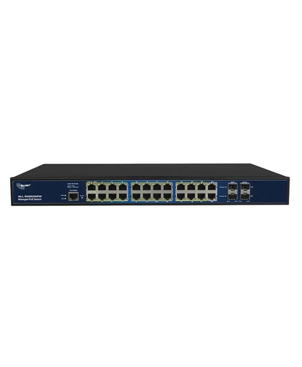 Allnet ALL-SG8626PMJ Managed L2 Switch με 24 Θύρες Gigabit (1Gbps) Ethernet