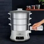 Tefal Convenient Series Deluxe Ατμομάγειρας με 3 Επίπεδα Μαγειρέματος 9lt VC502D10 - Image 7
