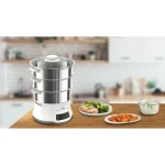 Tefal Convenient Series Deluxe Ατμομάγειρας με 3 Επίπεδα Μαγειρέματος 9lt VC502D10 - Image 9