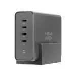 Native Union Φορτιστής Χωρίς Καλώδιο GaN με 4 Θύρες USB-C και Καλώδιο micro USB 140W Power Delivery Μαύρος (Fast Desktop) FAST-PD140-BLK-EU - Image 2