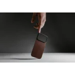 Nomad Magnetic Leather Back Magnetic Cover Iphone 17 Pro Max Compatible Magsafe Horween Leather Rustic Brown NM014384858 - Image 6