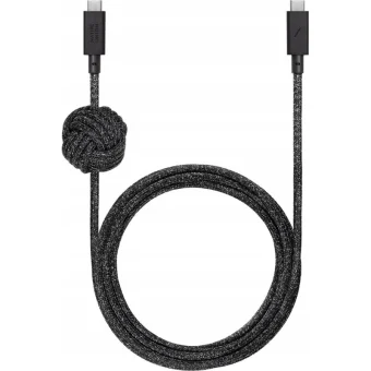 Native Union USB 2.0 Cable USB-C male - USB-C 240W PD Μαύρο 1.8m ACABLE-C-COS-NP