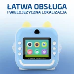 Lamax InstaKid2 Plus Παιδική Φωτογραφική Μηχανή Full HD (1080p) με Θερμική Εκτύπωση Μπλε 8596687002601 - Image 4