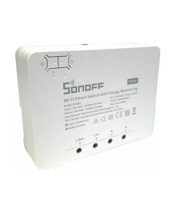 Sonoff Smart Switch Wi-Fi & RF 25A POWR3