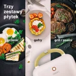 Lauben Τοστιέρα με Αποσπώμενες Πλάκες για 2 Τοστ 900W Λευκή LBNSM900WW - Image 13