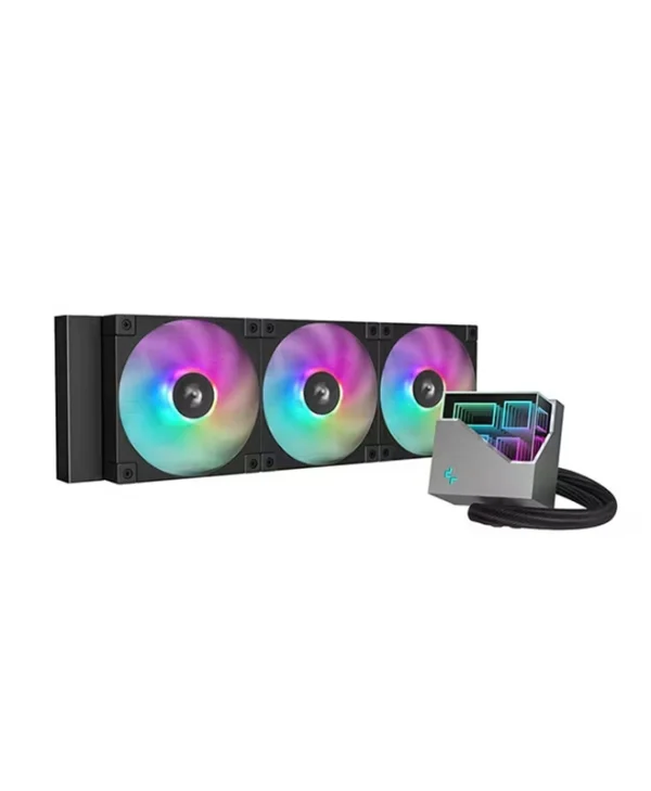 Deepcool LT360 Vision Υδρόψυξη AIO CPU με 3 Ανεμιστήρες 120mm και ARGB Φωτισμό R-LT360VISIONBKAMMC-G-1