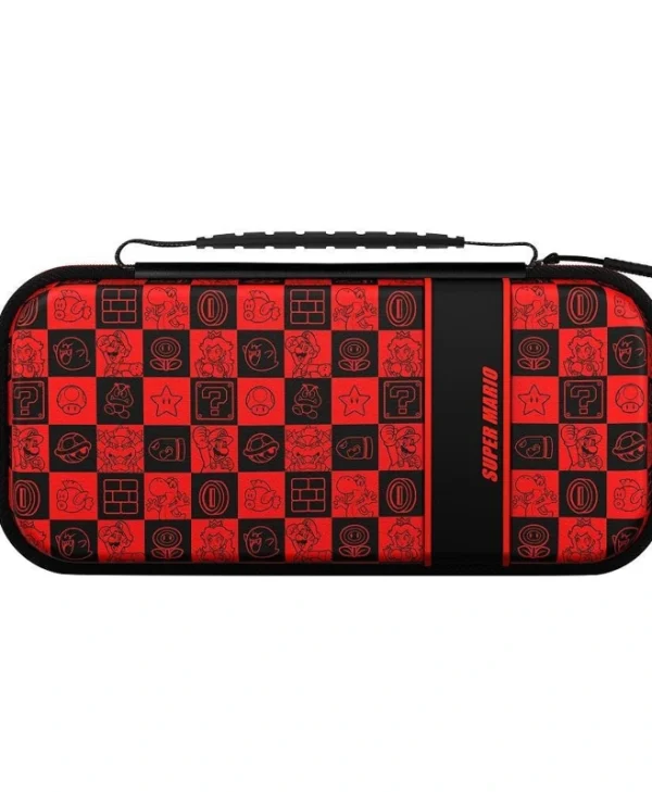 PDP Super Mario Icons Θήκη Μεταφοράς για Κονσόλα Switch Κόκκινη 500-224-SPIG