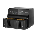 Teesa Air Fryer με Διπλό Αποσπώμενο Κάδο 8lt Μαύρο TSA8089