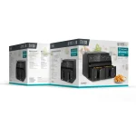 Teesa Air Fryer με Διπλό Αποσπώμενο Κάδο 8lt Μαύρο TSA8089 - Image 4