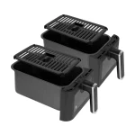 Teesa Air Fryer με Διπλό Αποσπώμενο Κάδο 8lt Μαύρο TSA8089 - Image 6