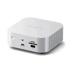 Satechi Thunderbolt 5 CubeDock Thunderbolt 5 Docking Station με PD Ethernet και σύνδεση 3 Οθονών Ασημί ST-DT5CES-EU