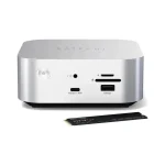 Satechi Thunderbolt 5 CubeDock Thunderbolt 5 Docking Station με PD Ethernet και σύνδεση 3 Οθονών Ασημί ST-DT5CES-EU - Image 3