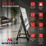 Maclean Energy MC-183 Βάση Τηλεόρασης Δαπέδου έως 75kg 386933 - Image 2