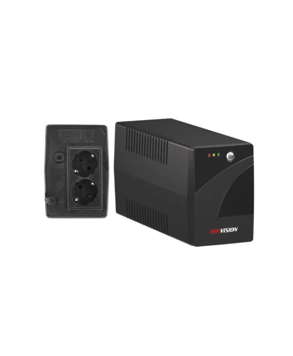 Hikvision DS-UPS1000-R UPS 1000VA 600W με 2 Schuko Πρίζες 6936422186173