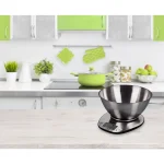 Eldom WK320S Ψηφιακή Ζυγαριά Κουζίνας με Κάδο έως 5kg Inox - Image 2