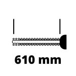 Einhell 3410965 Μπορντουροψάλιδο Μπαταρίας με Μήκος Λάμας 61cm - Image 7
