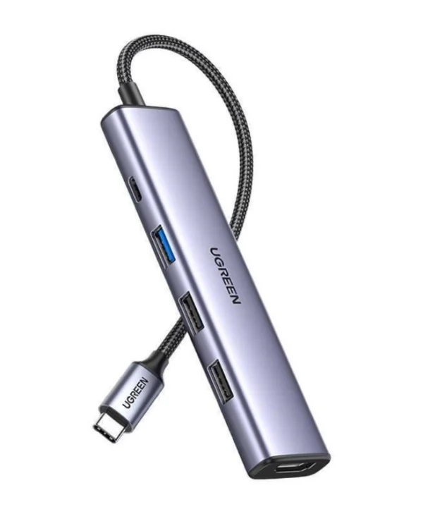 Ugreen Hub 5 Θυρών USB 3.0 με σύνδεση USB-C Ασημί 15495