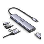 Ugreen Hub 5 Θυρών USB 3.0 με σύνδεση USB-C Ασημί 15495 - Image 2
