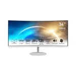 MSI PRO MP341CQW Ultrawide VA Curved Gaming Monitor 34" QHD 3440x1440 με Χρόνο Απόκρισης 4ms GTG
