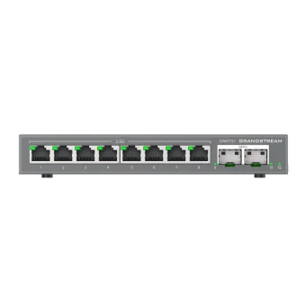 Grandstream GWN7721 Managed L2 PoE+ Switch με 8 Θύρες Gigabit (1Gbps) Ethernet και 2 SFP Θύρες