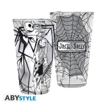 Abysse Nightmare Before Christmas - Jack and Sally Κούπα Γυάλινη Λευκή 400ml ABYVER146 - Image 3