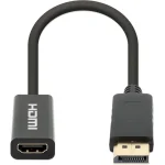 Manhattan Μετατροπέας DisplayPort male σε HDMI female 1τμχ 153713 - Image 2