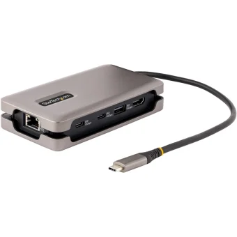 StarTech USB-C Docking Station με HDMI 4K PD Ethernet Γκρι (DKT31CH2CPD3)