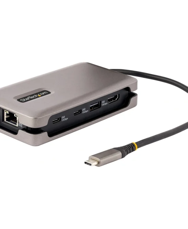 StarTech USB-C Docking Station με HDMI 4K PD Ethernet Γκρι (DKT31CH2CPD3)