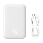 Baseus Mini MagSafe Power Bank 6000mAh 20W με Θύρα USB-C Λευκό P10059002223-00 - Image 2