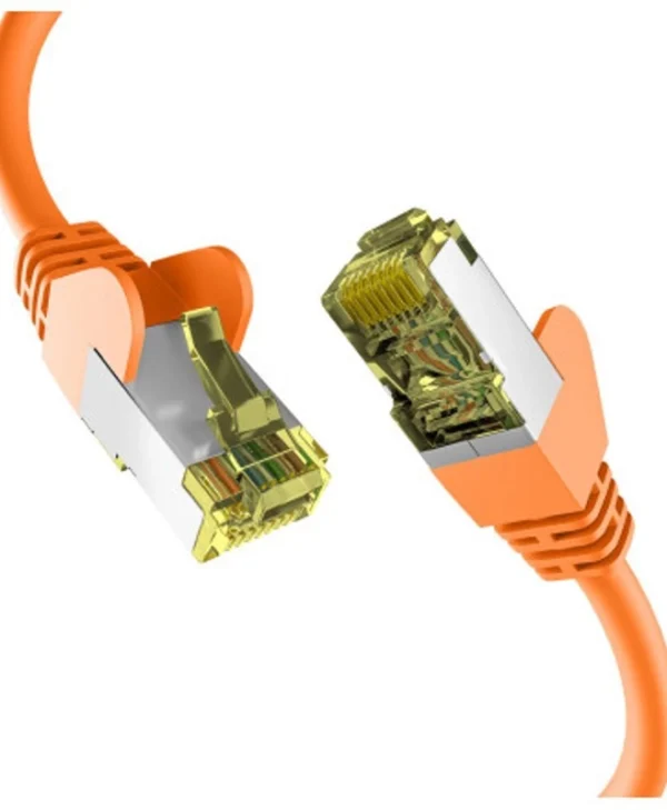 EFB S/FTP Cat.6a (Gigabit) Καλώδιο Δικτύου Ethernet 50m Πορτοκαλί EC020200116