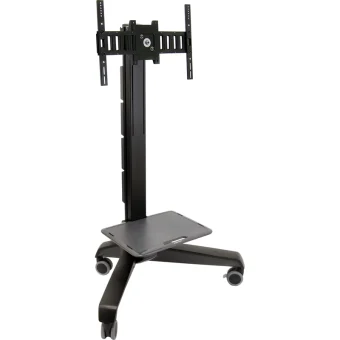 Ergotron Neo-Flex Mobile MediaCenter LD Βάση Δαπέδου Οθόνης έως 55" με Ροδάκια 24-190-085