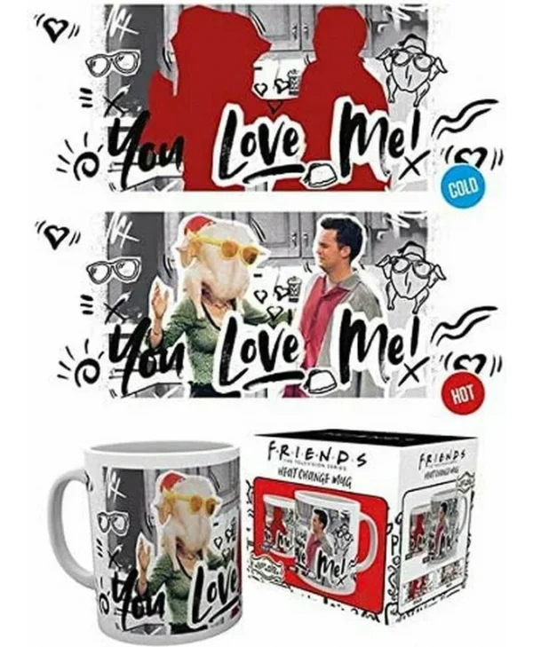 GB eye Friends - You Love Me Heat Change Κούπα Κεραμική Πολύχρωμη 320ml MGH0135