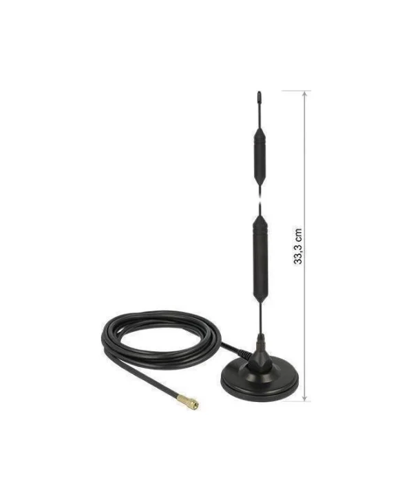 DeLock 12418 Εξωτερική Κεραία WiFi Πανκατευθυντική 5dBi με σύνδεση SMA