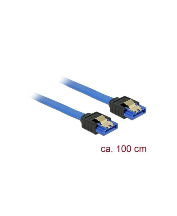 DeLock 7-Pin SATA III - 7-Pin SATA III 100cm Μπλε 84981