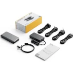 Alogic Universal Dual 4K Dockin USB-C Docking Station με DisplayPort 4K PD Ethernet και σύνδεση 2 Οθονών Γκρι DUPRDX2-WW - Image 8