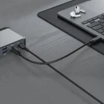 Alogic Universal Dual 4K Dockin USB-C Docking Station με DisplayPort 4K PD Ethernet και σύνδεση 2 Οθονών Γκρι DUPRDX2-WW - Image 9