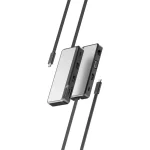 Alogic Fusion USB-C Docking Station με HDMI Ethernet και σύνδεση 2 Οθονών Ασημί FUPHDVG1