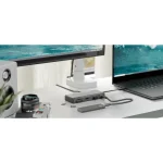 Alogic Fusion USB-C Docking Station με HDMI Ethernet και σύνδεση 2 Οθονών Ασημί FUPHDVG1 - Image 3