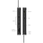 Alogic Fusion USB-C Docking Station με HDMI Ethernet και σύνδεση 2 Οθονών Ασημί FUPHDVG1 - Image 4