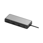 Alogic Fusion USB-C Docking Station με HDMI/DisplayPort PD Ethernet και σύνδεση 2 Οθονών Γκρι FUPHDDP1