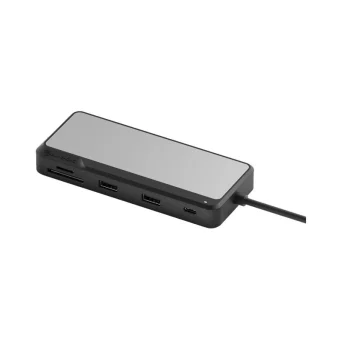 Alogic Fusion USB-C Docking Station με HDMI/DisplayPort PD Ethernet και σύνδεση 2 Οθονών Γκρι FUPHDDP1