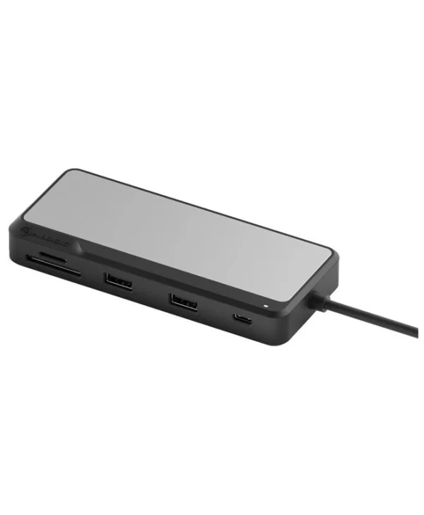 Alogic Fusion USB-C Docking Station με HDMI/DisplayPort PD Ethernet και σύνδεση 2 Οθονών Γκρι FUPHDDP1